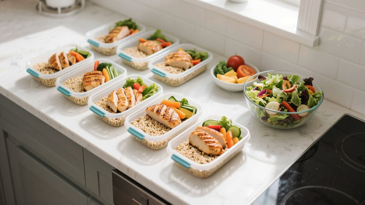 dreamina-2025-08-27-8330-A-clean-kitchen-counter-with-neatly-arra Fitness Meal Prep Ideas for Weight Loss | Healthy & Easy Recipes